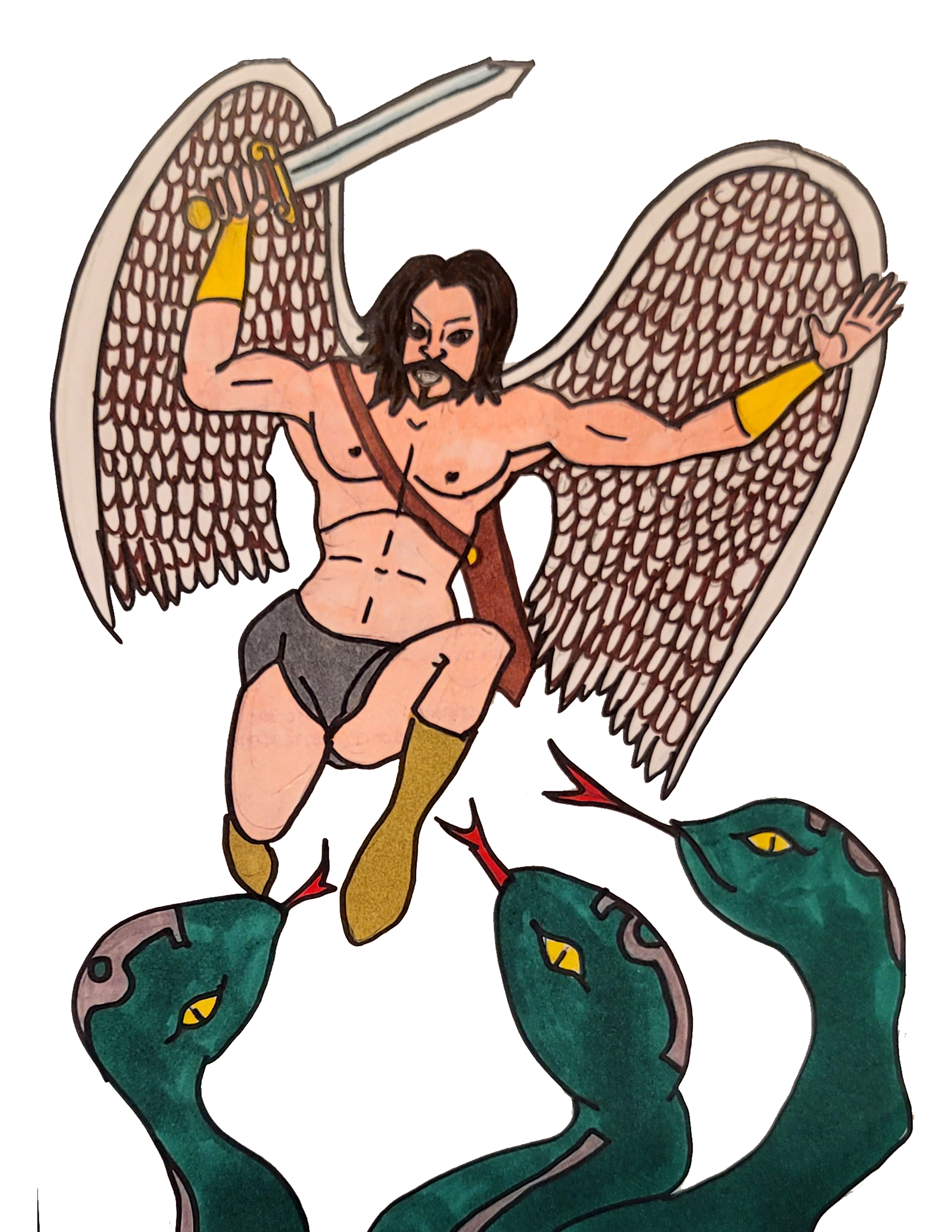 John James Northrop Angel illustration