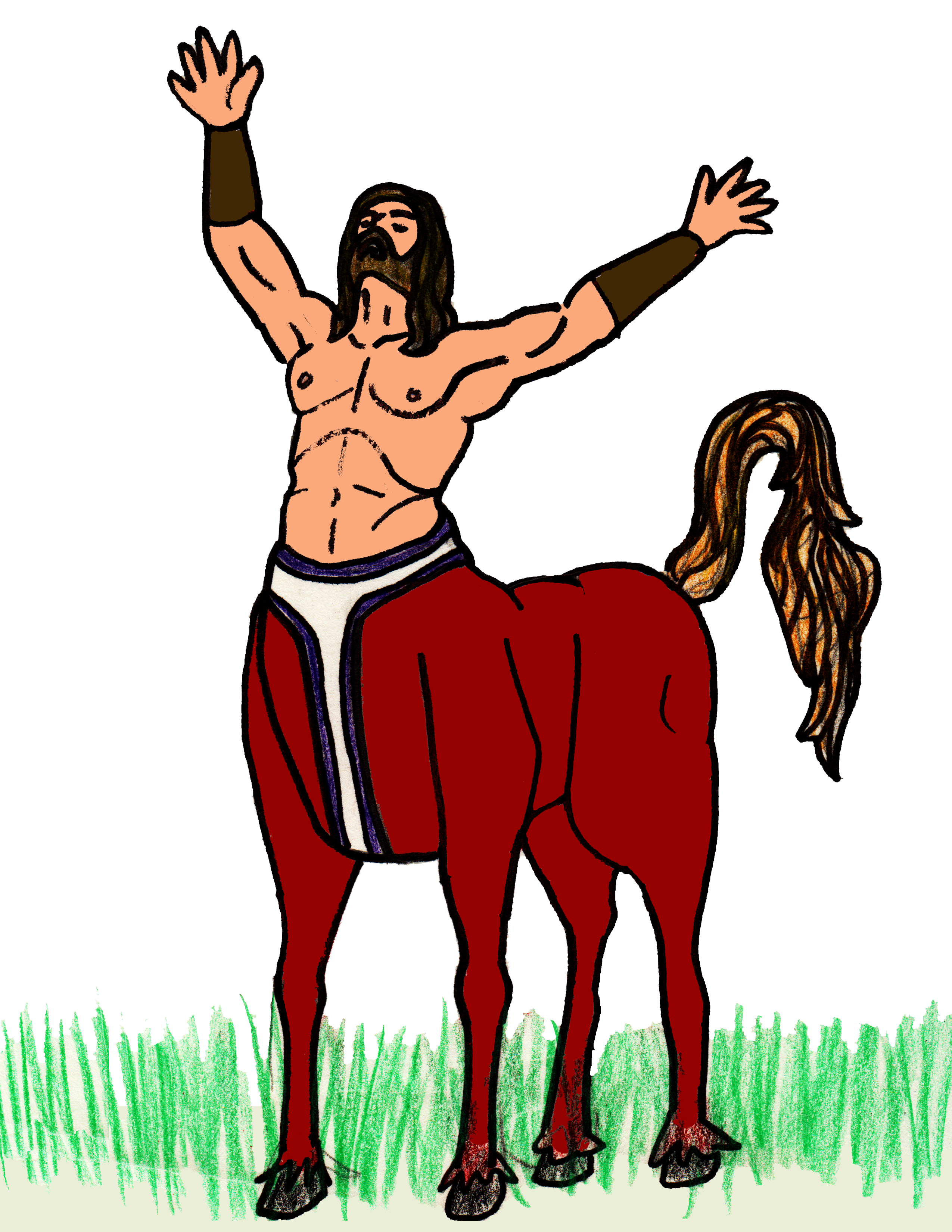 John James Northrop Centaur illustration