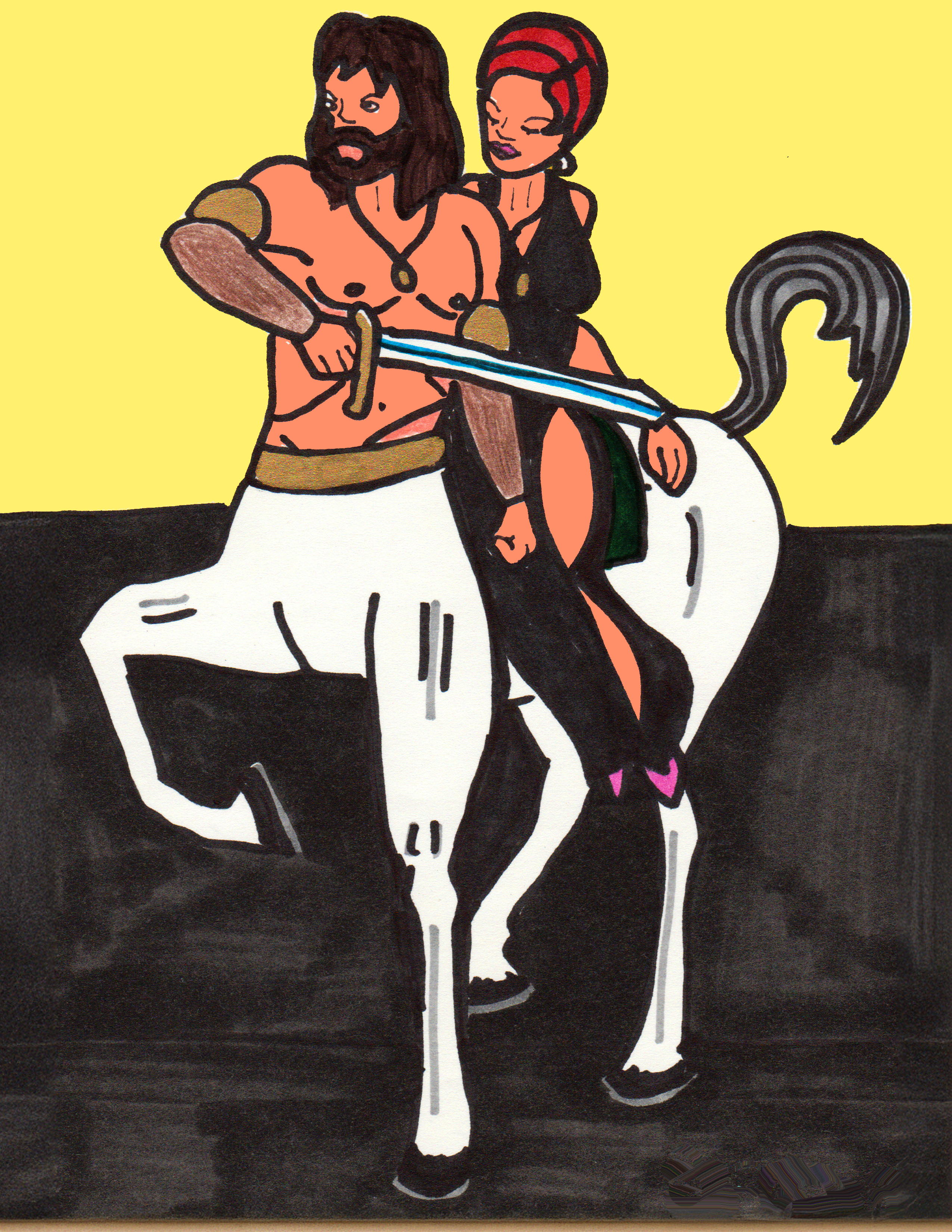 John James Northrop Centaur illustration