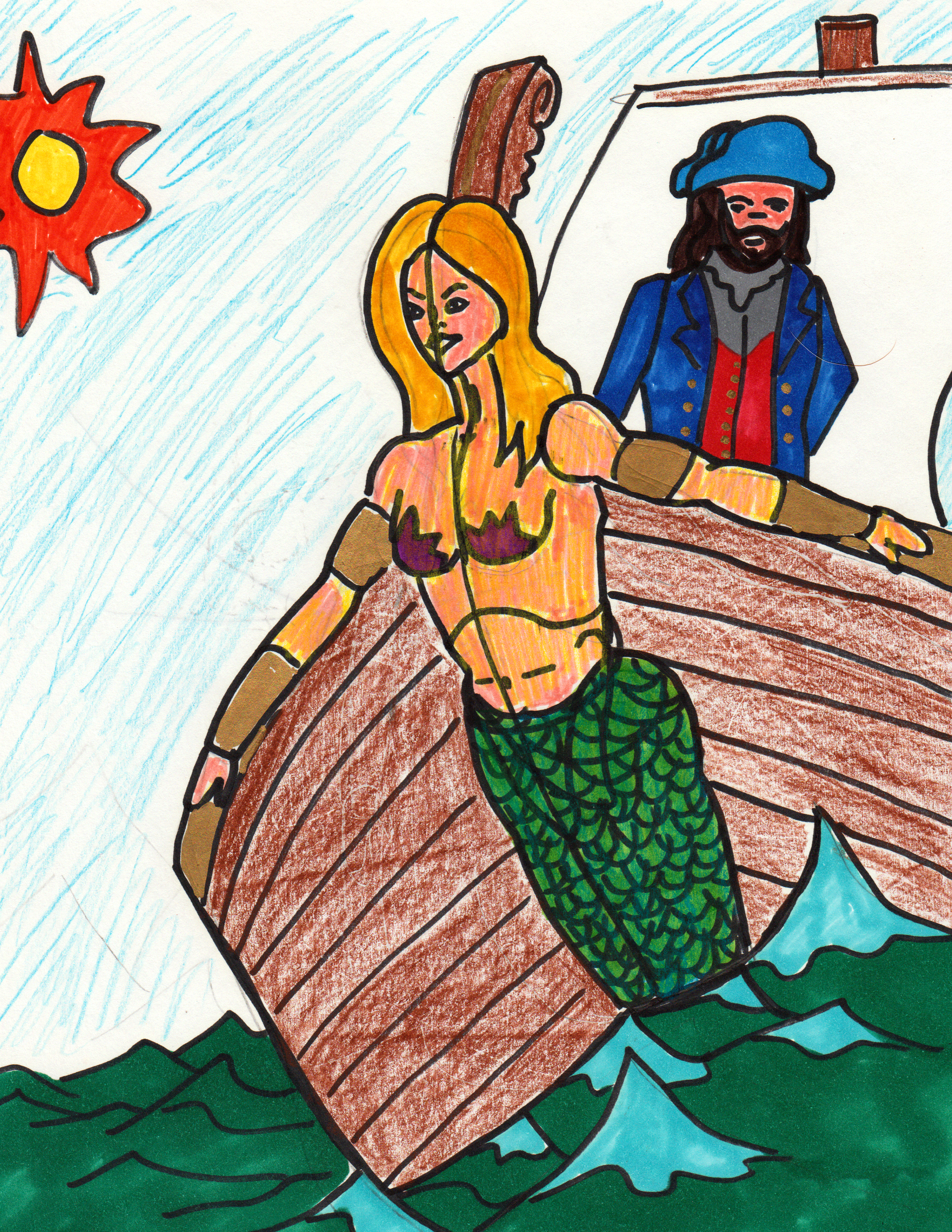 John James Northrop Mermaid illustration
