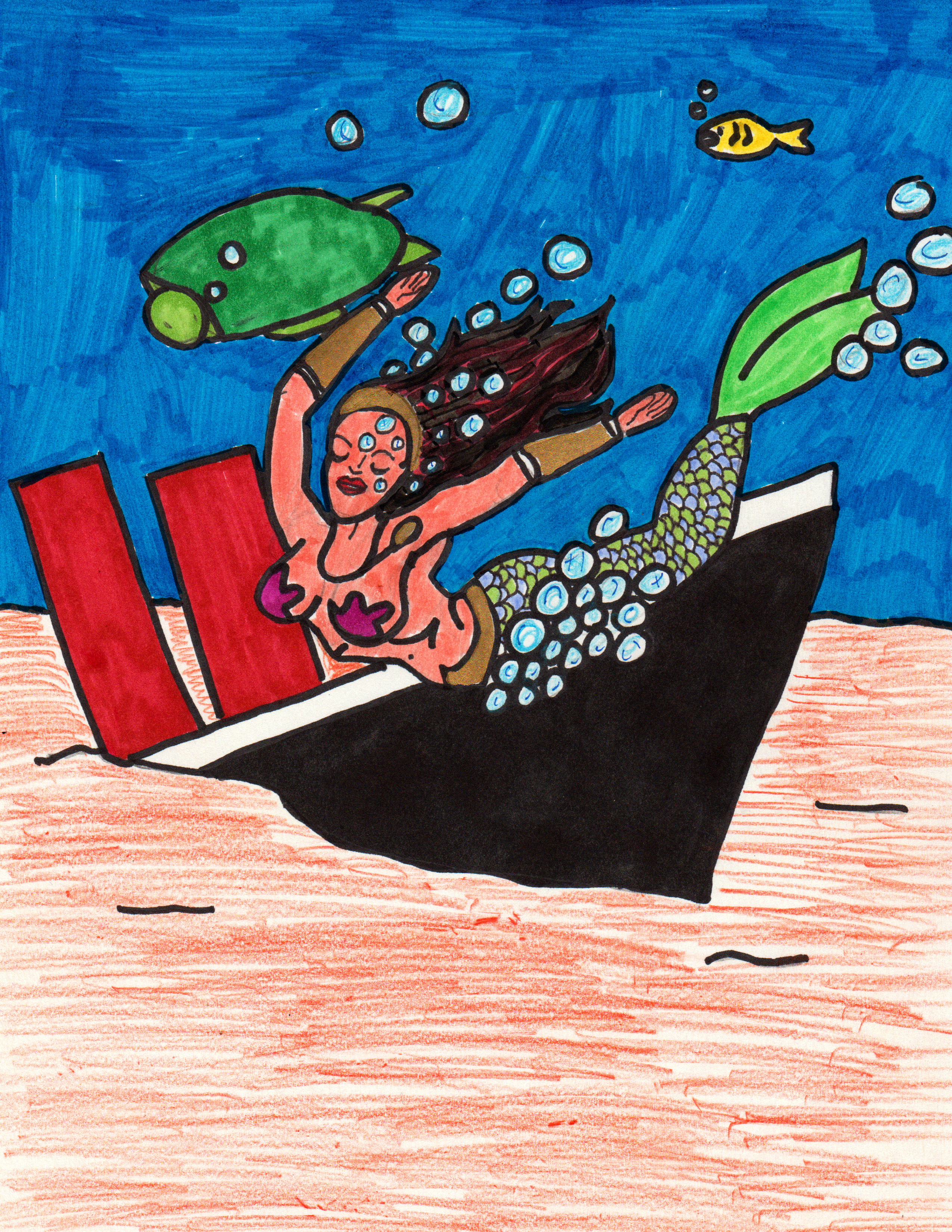 John James Northrop Mermaid illustration