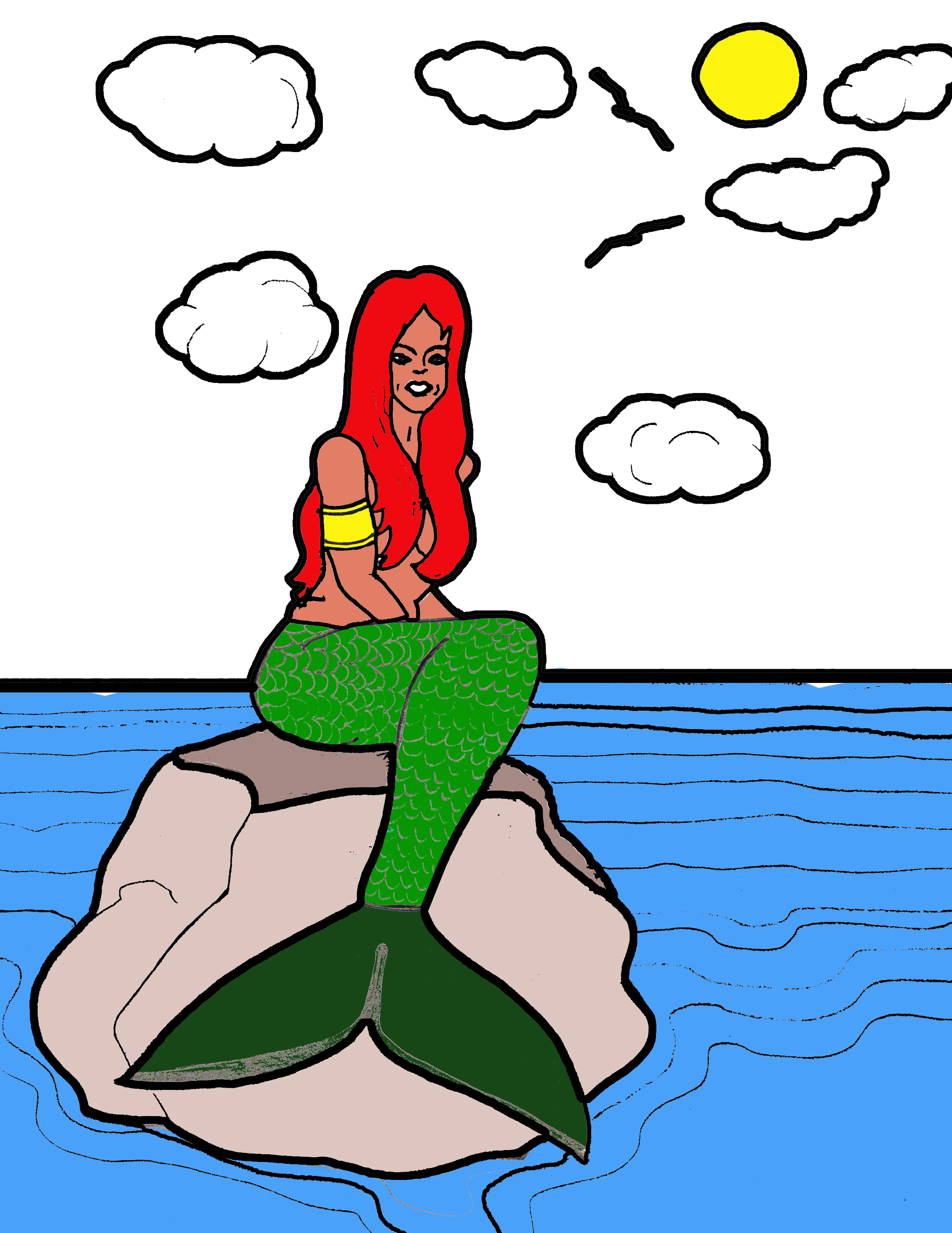 John James Northrop Mermaid illustration