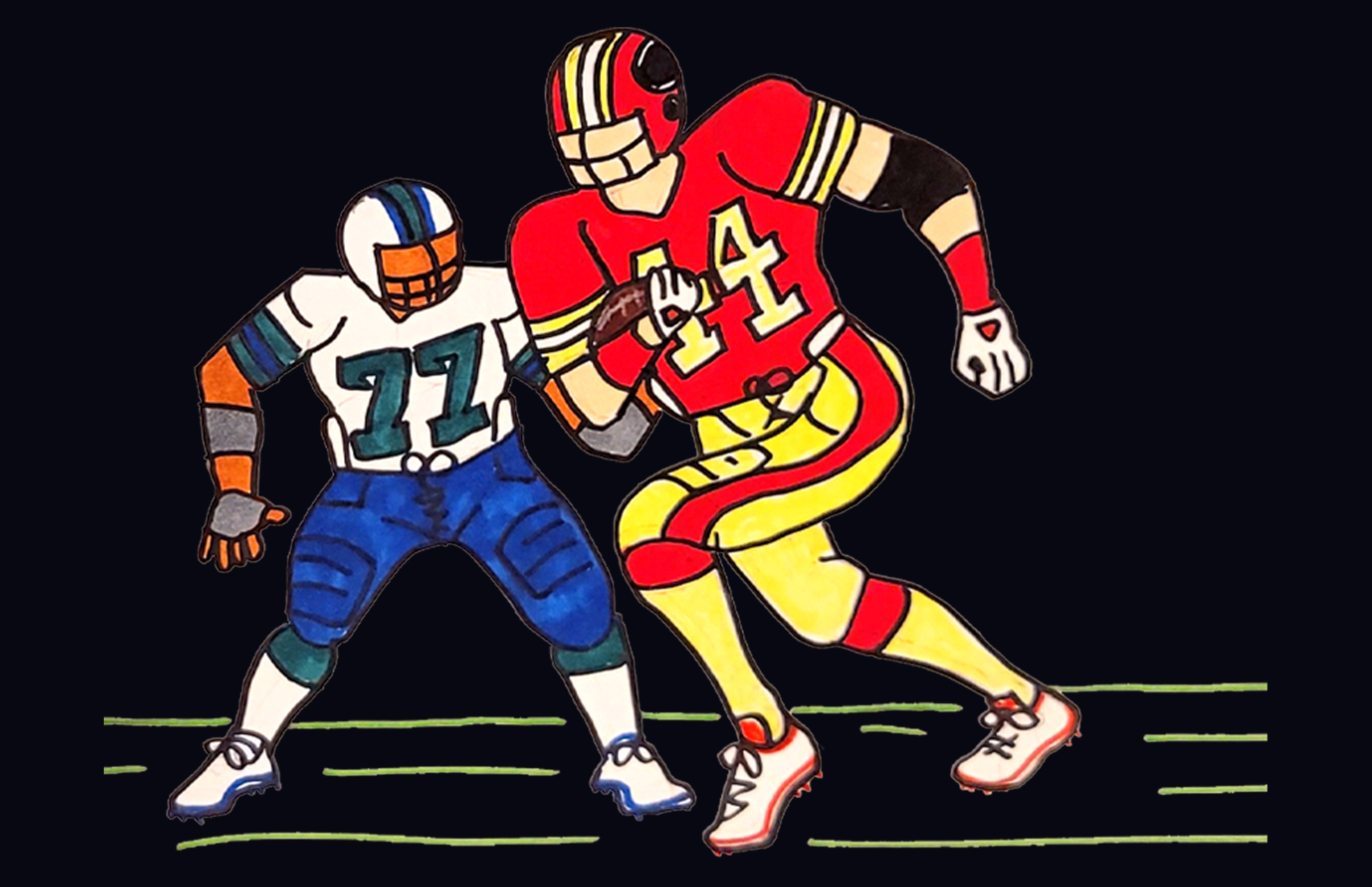 John James Northrop Sports illustration